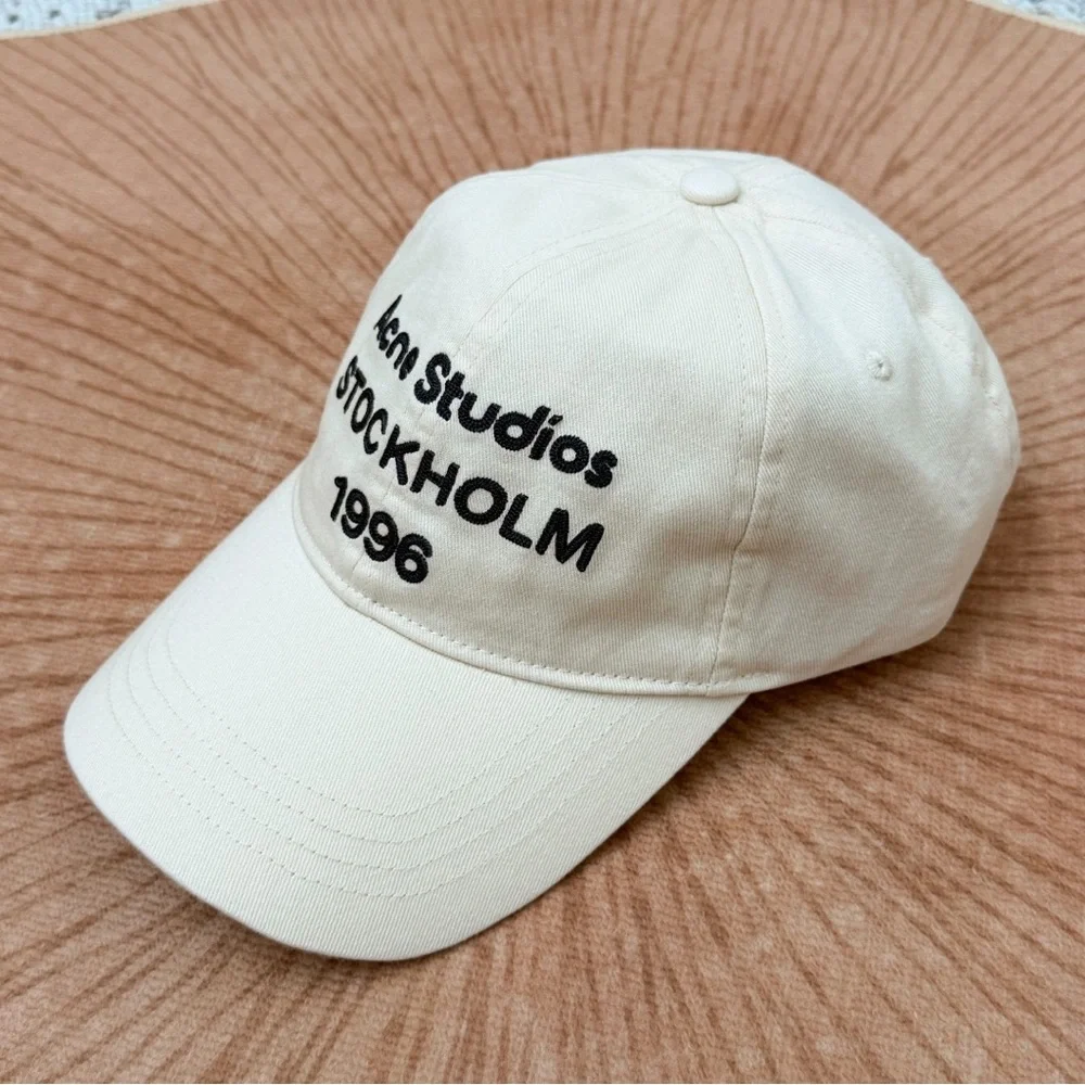 Acne Cream Kids Baseball Cap with Black Embroidery